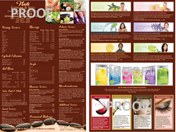 Show details for Plastic Menu #006 Picture of Plastic Menu #006