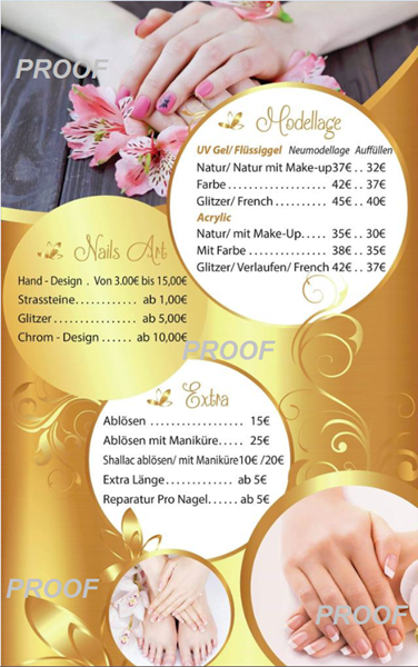 Picture of Poster Price List # 036