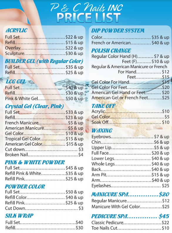 Picture of Poster Price List #008